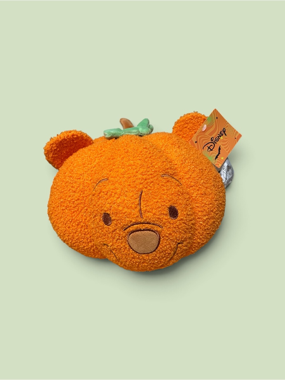Disney Orange Pumpkin Winnie the Pooh Plush Cushion